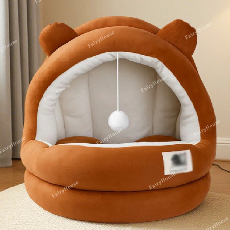 暖かい 滑り止め付き寒さ対策 送料無料 暖かい 猫ハウス オールシーズン 冬 犬小屋 犬 おしゃれ 猫 小..