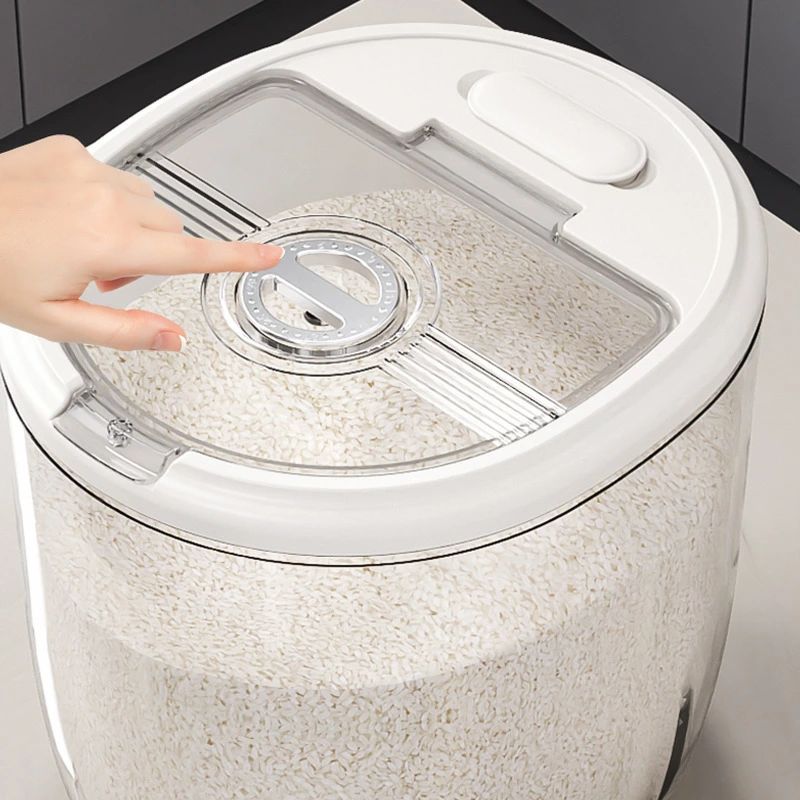 家庭用の大容量米びつ、防虫防湿米箱です、安全な食品用米びつです、密封保存用のお米ボックスです、お..
