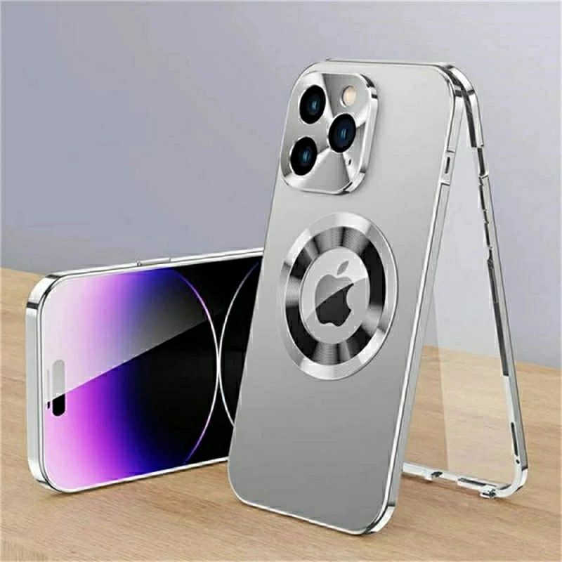 乐天商城 - 耐衝 ガラス 全面保護 新型 カバー ケース iphone15 14pro max pro iphone14 両面ガラスケース iphone iFace proケース