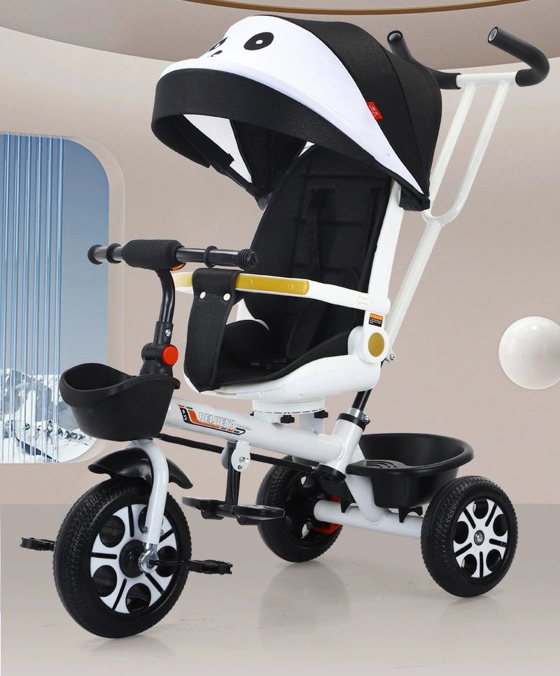 三輪車 ベビーカー（両対面）子供用三輪車 サンシェード こども自転車1〜6歳子供用 座っても横になって..