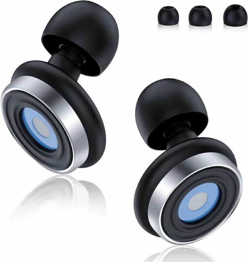 ノイズキャンセリング 収納ポーチ付 シリコン製 ノイズ低減35dB いびき対策 完全遮音 いびきだけ聞こえない耳栓 耳せん