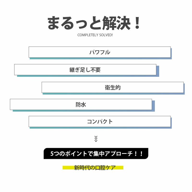 オーラルケア 口腔洗浄器 コンパクト 充電式 電動 歯間洗浄機 口内洗浄機 P10倍+限...