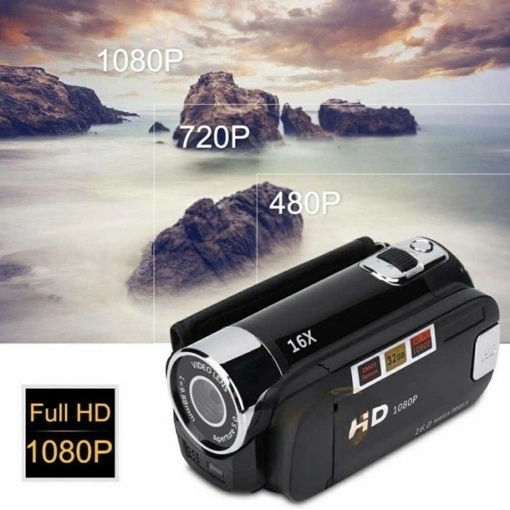 ビデオカメラ 高画質カメラ DV 1080P 1600万画素 安い 新品 小型軽量 16倍デジタル...