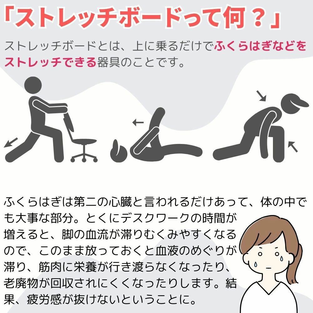 ふくらはぎ 木製 傾斜足 股関節 健康器具 脚...の紹介画像2