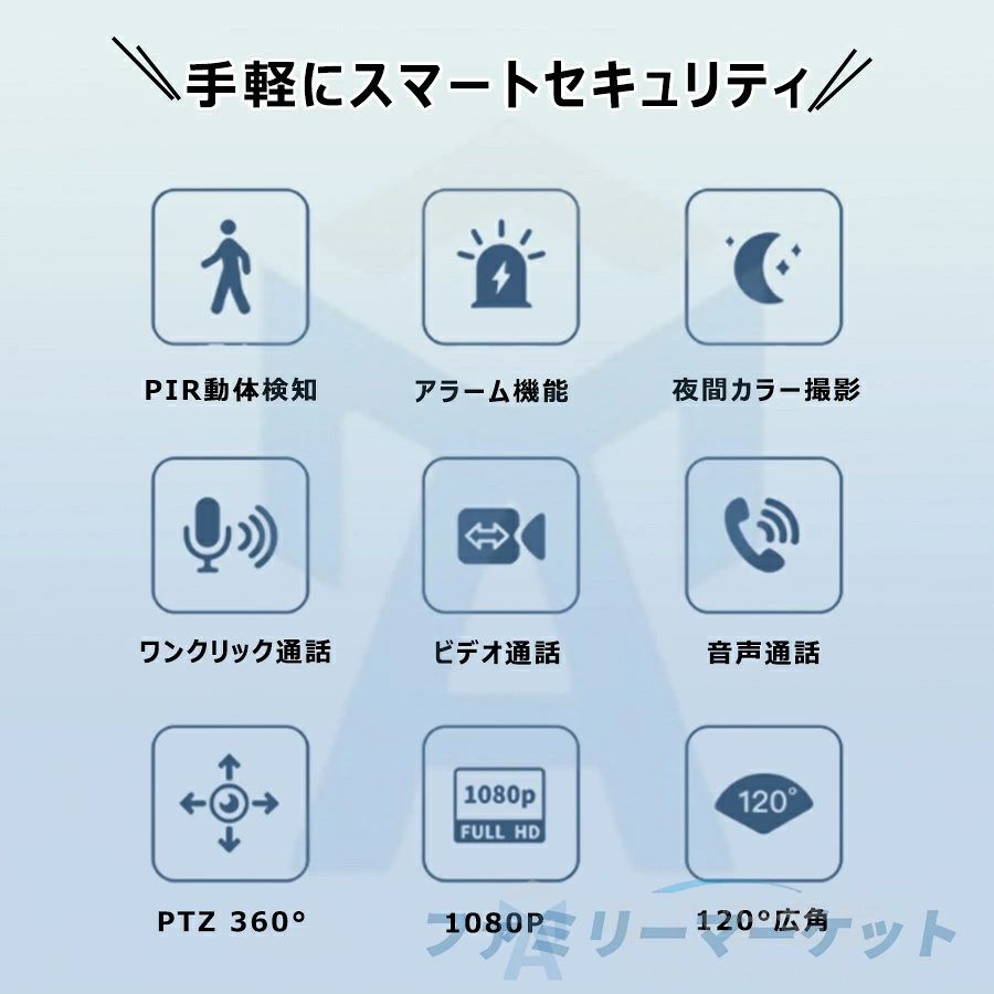 【SDカード16GB付き】防犯カメラ 家庭用 小型 600万画素 見守りカメラ 監視カメラ ...