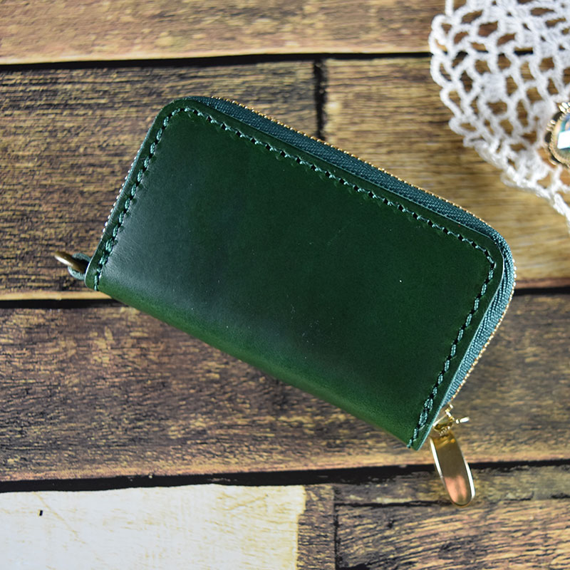 【今オーダーできる！】 キーケース スマートキー 名入れ 本革 オーダーメイドレディース メンズ イタリアンレザー ブッテーロ 日本製 ハンドメイド ユニセックス 緑 グリーン車の鍵 家の鍵 収納 おしゃれ プレゼント 誕生日 引っ越し お祝い シーバイシーレザー 送料無料