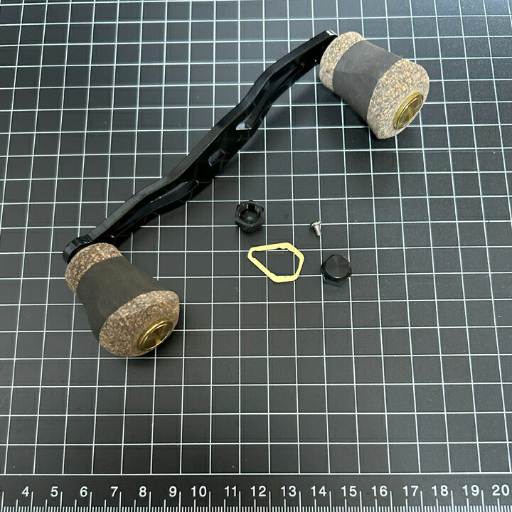 パワー ハンドル リール カスタムリールハンドル リールパーツ 8×5mm穴対応 シマノ ダイワ Daiwa アブガルシア Abu Garcia 用 タトゥーラ...