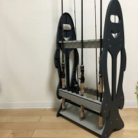 新品セールロッドスタンドホルダー釣り竿立て収納16本ディスプレイ組み立て竿受け
