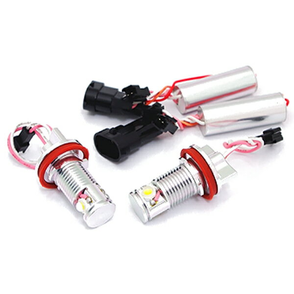 BMW LEDイカリングバルブ ホワイト LEDバルブ 1シリーズ E82 BM LEDエンジェルアイ交換用バルブ ヘッドライト