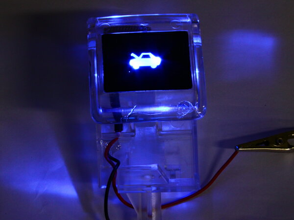 ボンネットマーク スケルトン仕様 LED ヴェルファイア 20系 青 LED 内装 車内 ルーム ランプ 交換 ドレスアップ カスタム