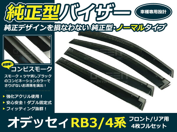 楽天市場】rb3 オデッセイ ドアバイザーの通販
