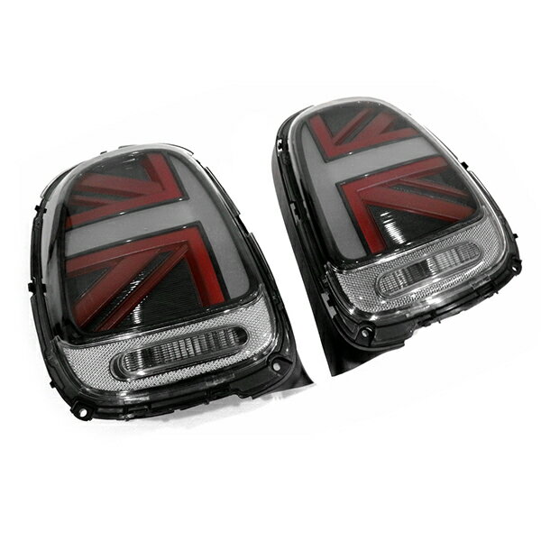 BMW MINI F55 F56 F57 前期 2014〜2017 テールランプ 左右セット スモークレッド ユニオンジャック