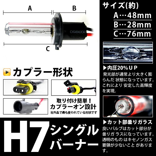 バイク用★ フルセット H7 35w_薄型 12000k キセノン フル セット ライト ランプ 電...