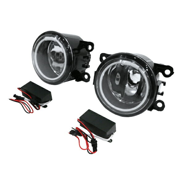 純正同形状 CCFL イカリング プロジェクター フォグランプ ★ エブリイ エブリー DA64W系 ホワイト 白 スズキ フォグ ライト ユニット