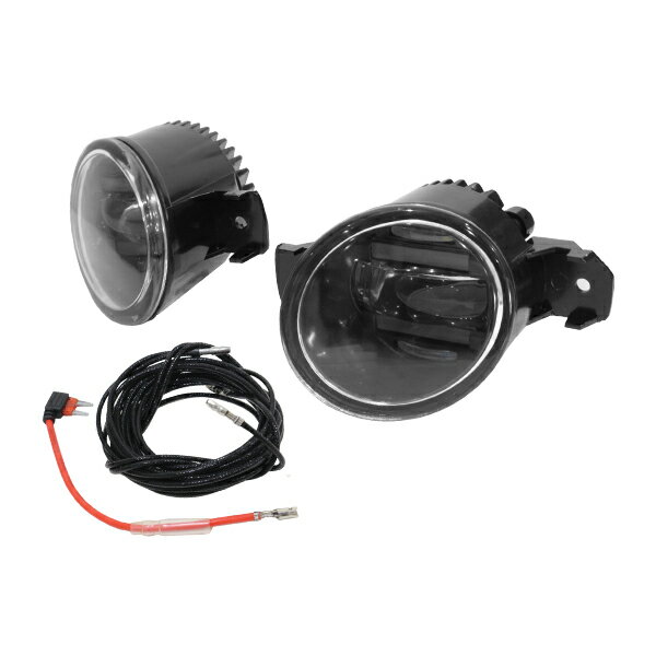 純正交換用 デイライト付き LED フォグランプ ★ ノート NE/E12 ホワイト 白 日産 フォグ ライト ユニット