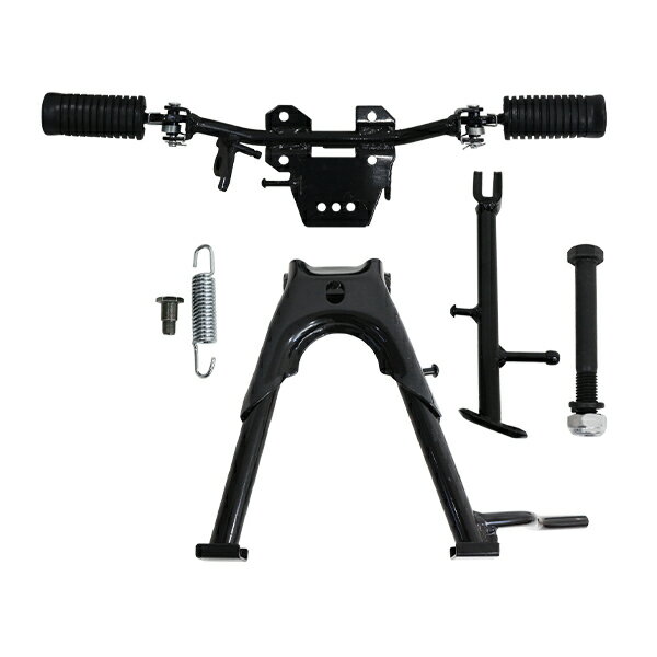 ホンダ ダックス ステップ センタースタンド サイドスタンド ステップ 3点セット ブラック 黒 シャリー モンキー ゴリラ DAX バイク