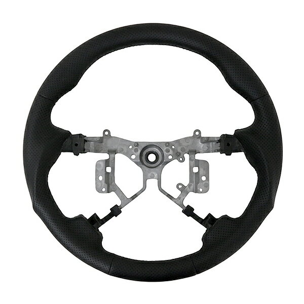 カローラアクシオ NZE140/ZRE140系 ステアリング 赤ステッチ ガングリップ コンビ ハンドル 純正交換タイプ トヨタ パンチングレザー