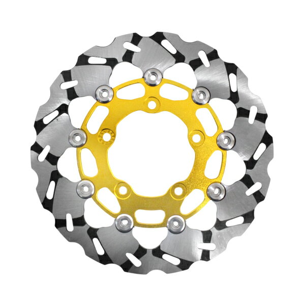 金 260mm 4mm ビッグ フローティング ブレーキディスク ヤマハ YAMAHA シグナスX ブレーキ ディスクロ..