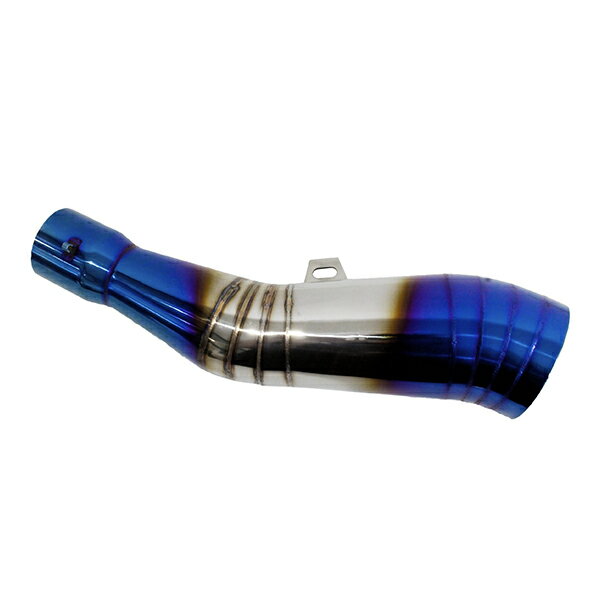 変形 コニカル GP サイレンサー φ60.5 焼き入れ チタン風 ステンレス マフラー インナーバッフル付き スリップオン 60.5mm ヒートカラー