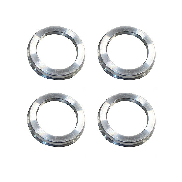 アルミハブリング 外径73mm 内径54mm 厚さ10mm（実測9mm） 4個セット ホイール固定 純正ホイール 社外ホイール タイヤ ホイールスペーサー 隙間 すきま 溝 みぞ ワイドトレッドスペーサー センターハブ