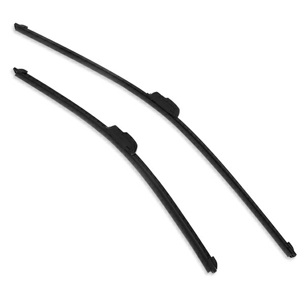 ワイパーブレード 替えゴム クリッパー リオ含む U71/72V/W 2本セット 日産 ブラック 黒 純正交換式 U字フック エアロワイパー 雨よけ ワイパーゴム フロント ガラス バラ セット売り 等有 2個