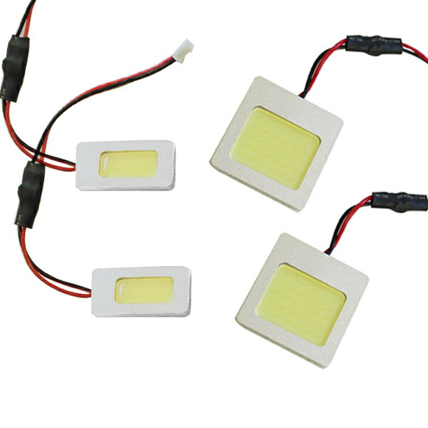 エクシーガ YA4 パノラマルーフ付車専用 COBルームランプ LED 爆光タイプ H20.6～ 【スバル 面発光 SMD 室内灯 ルームライト ホワイト 白 ルームランプセット ルーム球 電球 LED球 純正交換式 車内灯 車内ライト 室内灯 室内ライト 両面テープ付属】