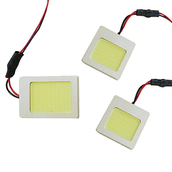 エクシーガ YA4 パノラマルーフ無し COBルームランプ LED 爆光タイプ H20.6～ 【スバル 面発光 SMD 室内灯 ルームライト ホワイト 白 ルームランプセット ルーム球 電球 LED球 純正交換式 車内灯 車内ライト 室内灯 室内ライト 両面テープ付属】