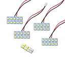 メール便送料無料 車内用 ルームランプLED CR-Z/CRZ/CR Z ZF1 H22〜 44発【ホンダ SMD 室内灯 ホワイト 白 ルームランプセット ル...