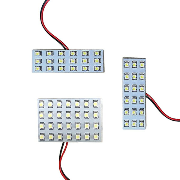 メール便送料無料 車内用 ルームランプLED ハイエース スーパーロング TRH200系 H16.8〜 64発【トヨタ SMD 室内灯 ホワイト 白 ルームランプセット ルーム球 電球 LED球 純正交換式 車内灯 車内ライト 室内灯 内装 カーアクセサリー カーパーツ】