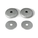 メール便送料無料 フロント用ショックアブソーバー スズキ ジムニー JA12 JA22 JB32 マウント補強キット サスペンション セット サス アッパーマウ...