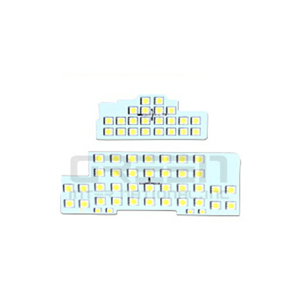 メール便送料無料 ハスラー MR31S SMD/LEDルームランプセット 2P 62発 【LED ルームランプ 純正交換式 取付 簡単 バルブ ライト 電球 ホワイト イルミ カプラー オン 室内灯 車内灯 内装 LEDルームランプ】