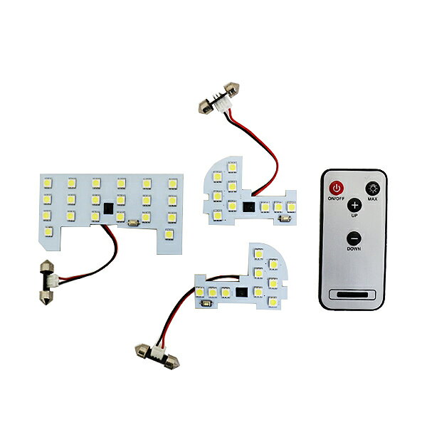 メール便送料無料 N-BOXカスタム JF1 JF2 SMD/LEDルームランプセット 3P 38発 【LED ルームランプ 純正交換式 取付 簡単 バルブ ライト 電球 ホワイト イルミ カプラー オン 室内灯 車内灯 内装 LEDルームランプ】