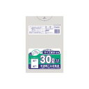 (まとめ)容量表示入りポリ袋 30L 10枚入×60パック(3)