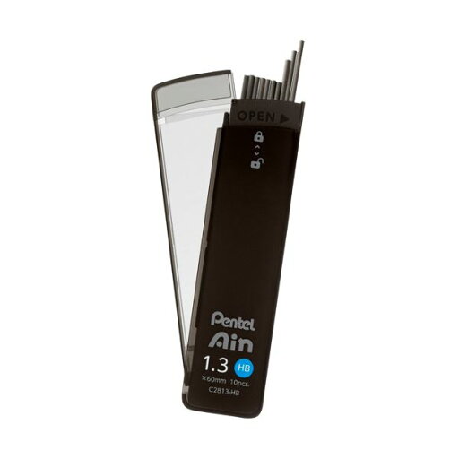 (まとめ) ぺんてる シャープペン替芯 PentelAin ポリシース仕様 1.3mm HB XC2813-HB 1セット(50本:10本×5個) 【×10セット】 (まとめ) ぺんてる シャープペン替芯 PentelAin ポリシース仕様 1.3mm HB XC2813-HB 1セット(50本:10本×5個) 【×10セット】