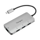 ■商品内容●USB-Aポートを介して、最大データ転送速度5Gbpsに対応。●Gigabit Ethernetポートを介してインターネットに速く安全に接続。■商品スペック色：シルバーポート数：3ポートインターフェース規格：USB 3.2 Gen1最大転送速度：5Gbpsコネクタ：[アップストリーム]USB-Cオス×1、[ダウンストリームポート]USB-A メス×3、RJ-45コネクタ×1寸法：W9.5×D1.3×H4.5cm質量：64gその他仕様：●通信規格:Gigabit Ethernet■送料・配送についての注意事項●本商品の出荷目安は【1 - 5営業日　※土日・祝除く】となります。●お取り寄せ商品のため、稀にご注文入れ違い等により欠品・遅延となる場合がございます。●本商品は仕入元より配送となるため、沖縄・離島への配送はできません。[ ACA959 ]