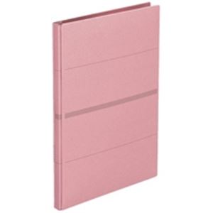 （業務用2セット）プラス 背幅伸縮フラット セノバスFL-021SS 桃10冊