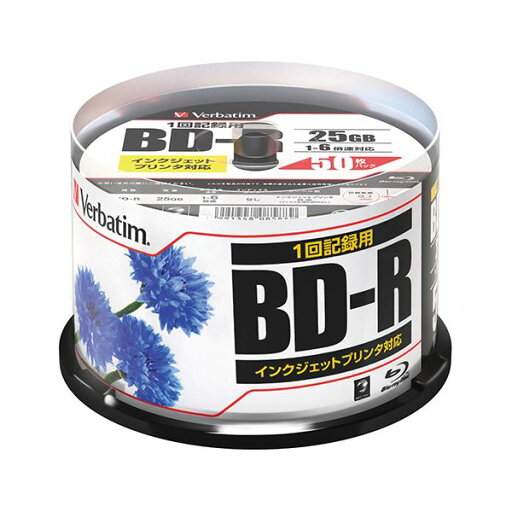 三菱化学メディア PC DATA・録画用 BD-R 1-6倍速対応 DBR25RPP50 三菱化学メディア PC DATA・録画用 BD-R 1-6倍速対応 DBR25RPP50
