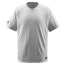 デサント(DESCENTE) ジュニアベースボールシャツ(Vネック) (野球) JDB202 シルバー 140(4)