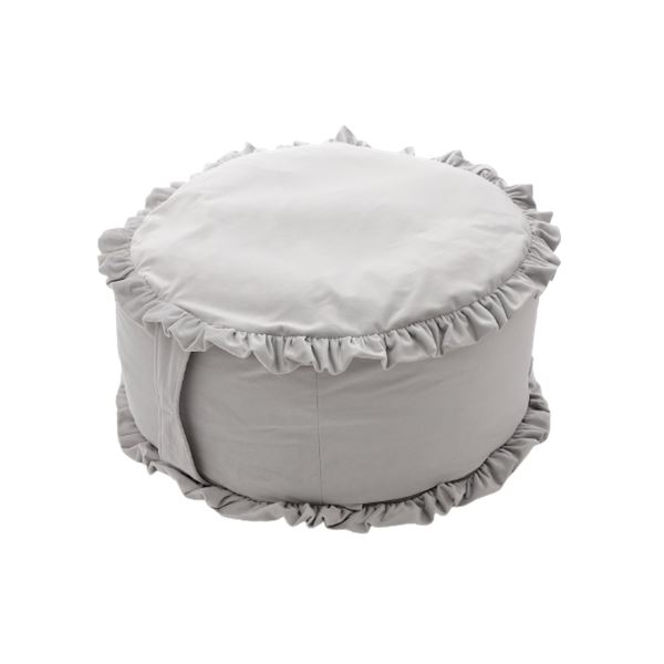 布団収納袋 約幅57cm グレー フリル付き 洗える ウォッシャブル ポリエステル 布団収納カバー 布団ケース 寝具カバー ふとんケース 寝具入れ 寝具収納袋 寝具ケース クッションカバー クションカバー インテリア雑貨 寝具 ベッドルーム 寝室【代引不可】