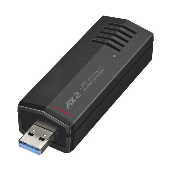 バッファロー AirStationUSB3.2（Gen1）/USB2.0用 無線LAN子機 11ax/ac/n/a/g/b対応 WI-U3-1200AX21個