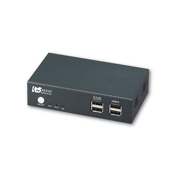 ラトックシステム デュアルディスプレイ対応 HDMIパソコン切替器 RS-250UH2