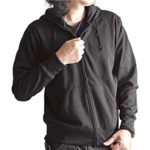 吸汗速乾パーカー ブラック Mサイズ