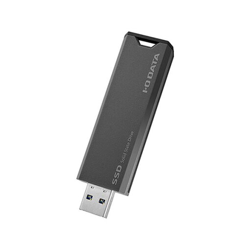 IOデータ IO DATA USB 10Gbps(USB 3.2 Gen2)対応 スティックSSD 1TB グレー×ブラック SSPS-US1GR IOデータ IO DATA USB 10Gbps(USB 3.2 Gen2)対応 スティックSSD 1TB グレー×ブラック SSPS-US1GR