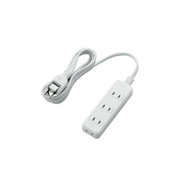 【まとめ】 エレコム 電源タップ 4個口 2m T-S02-2420WH 【×2セット】(2)