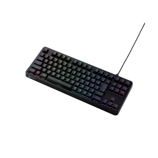 エレコム ゲーミングキーボード/Vcustom/有線/着脱式/メカニカル/ネオクラッチキーキャップ/テンキーレス/タクタイル(茶軸)/RGB/ブラック TK-VK310TBK エレコム ゲーミングキーボード/Vcustom/有線/着脱式/メカニカル/ネオクラッチキーキャップ/テンキーレス/タクタイル(茶軸)/RGB/ブラック TK-VK310TBK