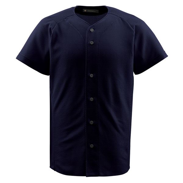 デサント(DESCENTE) ジュニアフルオープンシャツ (野球) JDB1010 ブラック 140