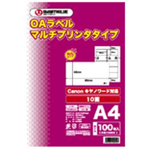 【ポイント10倍】ジョインテックス OAマルチラベル 10面 100枚*5冊 A127J-5