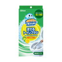 (まとめ) ジョンソンスクラビングバブル 流せるトイレブラシ シトラス 本体 ブラシ4本付 1個 【×5セット】