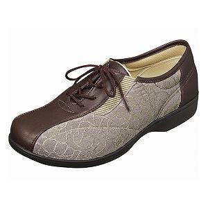 ムーンスター らくらく L007 婦人用 ／ 22.0cm ブラウン