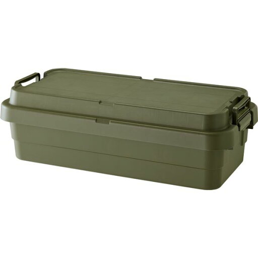 収納ボックス S蓋 40L LOW TYPE 約幅78×奥行39×高さ24cm カーキ トランクカーゴ 日本製 完成品 ベランダ 車載 アウトドア 収納ボックス S蓋 40L LOW TYPE 約幅78×奥行39×高さ24cm カーキ トランクカーゴ 日本製 完成品 ベランダ 車載 アウトドア